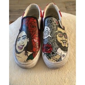 Vans Custom “I Love You,” Shoes Unisex M 7.5 F 9